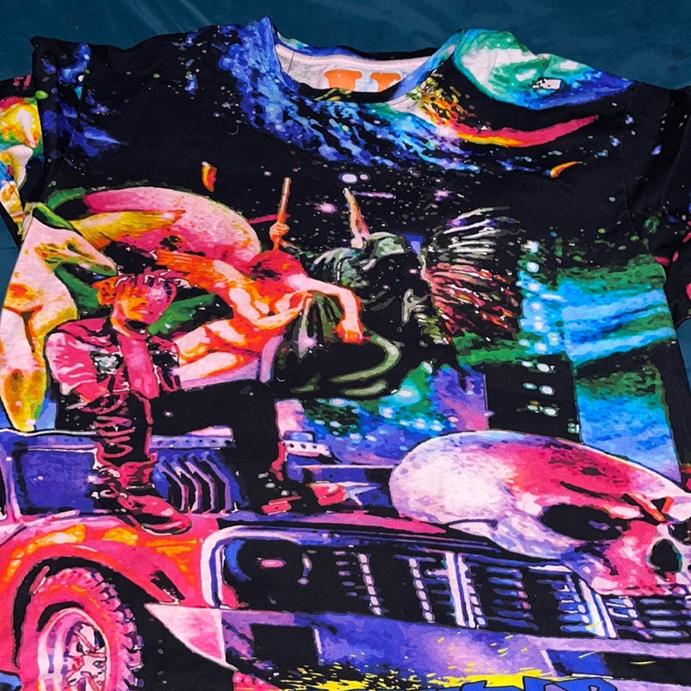 Juice wrld x Vlone t shirt